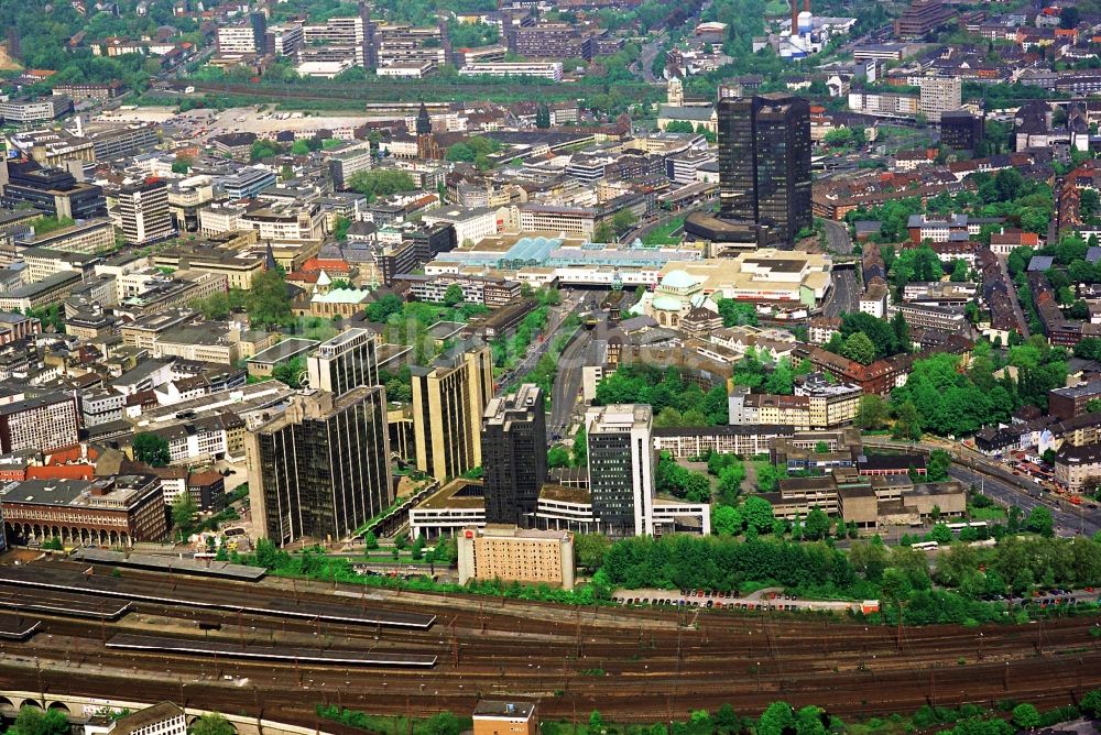 Luftbild Essen - Innenstadt von Essen im Bundesland Nordrhein-Westfalen