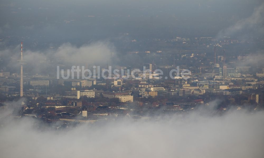 Luftaufnahme Essen - Innenstadt von Essen im Ruhrgebiet in Nordrhein-Westfalen