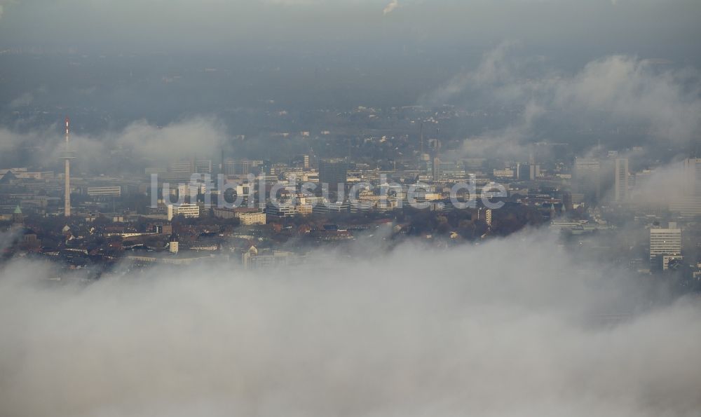 Essen von oben - Innenstadt von Essen im Ruhrgebiet in Nordrhein-Westfalen