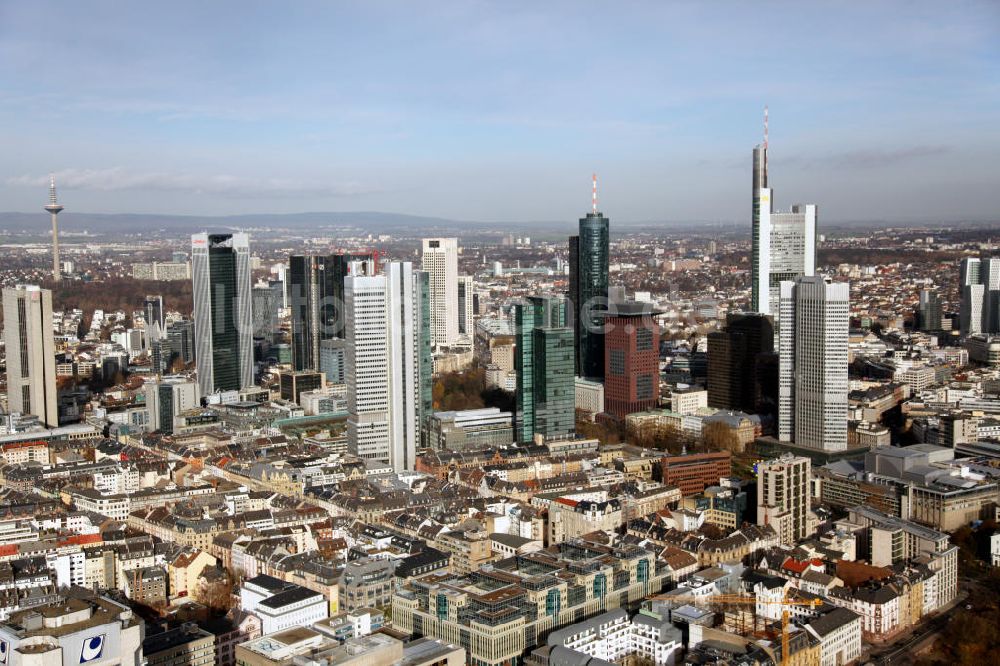 Frankfurt am Main aus der Vogelperspektive: Innenstadt Frankfurt am Main