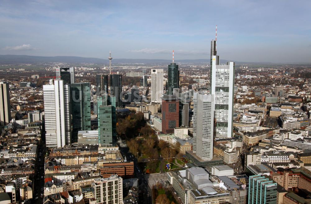 Frankfurt am Main aus der Vogelperspektive: Innenstadt Frankfurt am Main