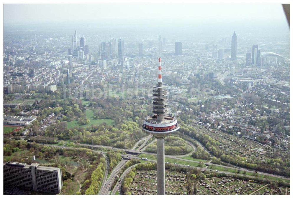 FRANKFURT / Main - Hessen von oben - Innenstadt von Frankfurt am Main.