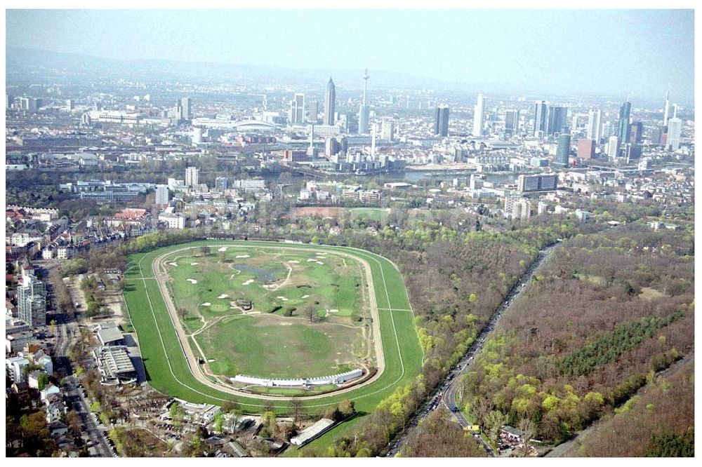 Luftaufnahme FRANKFURT / Main - Hessen - Innenstadt von Frankfurt am Main.