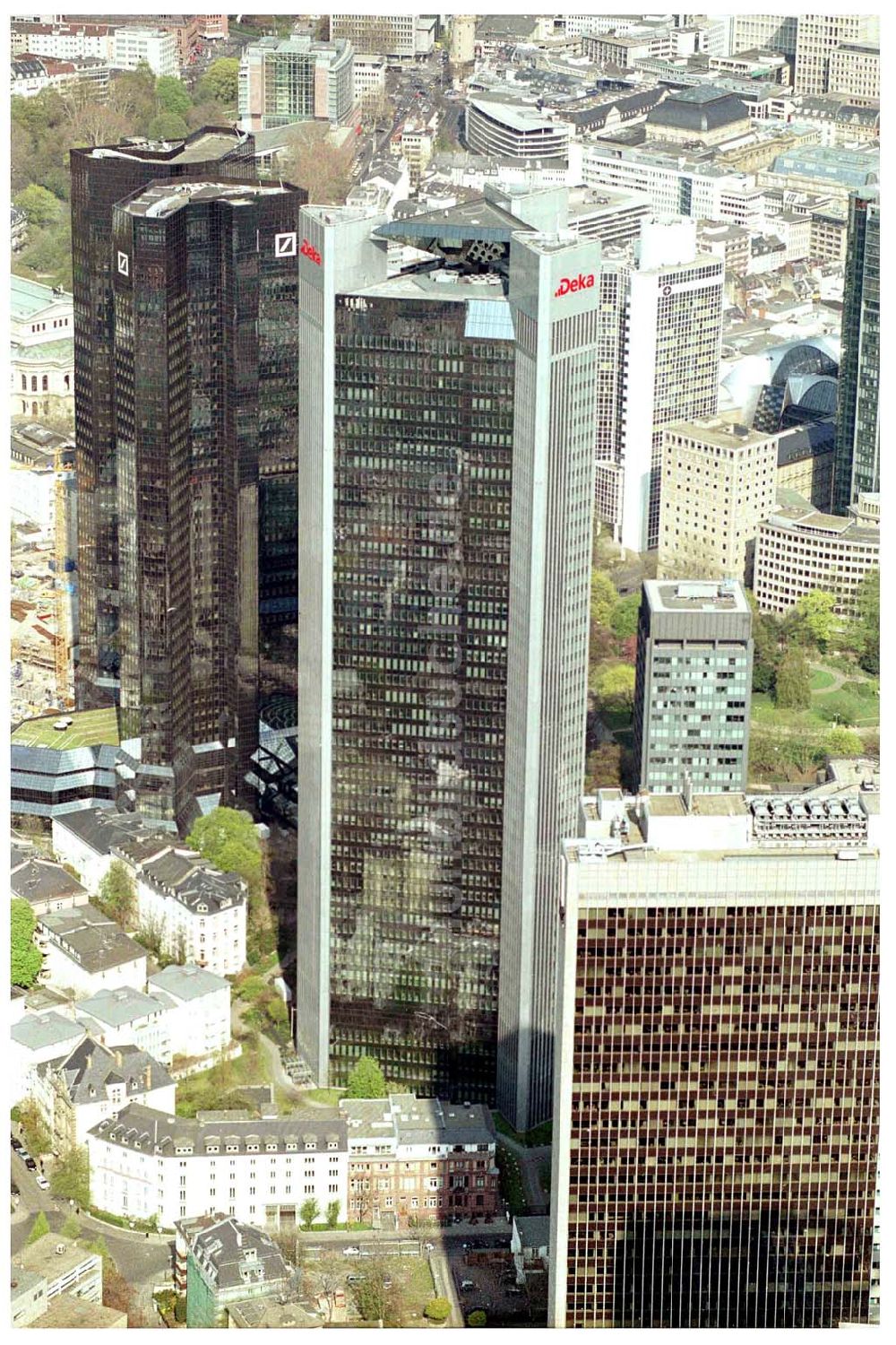 FRANKFURT / Main - Hessen von oben - Innenstadt von Frankfurt am Main.