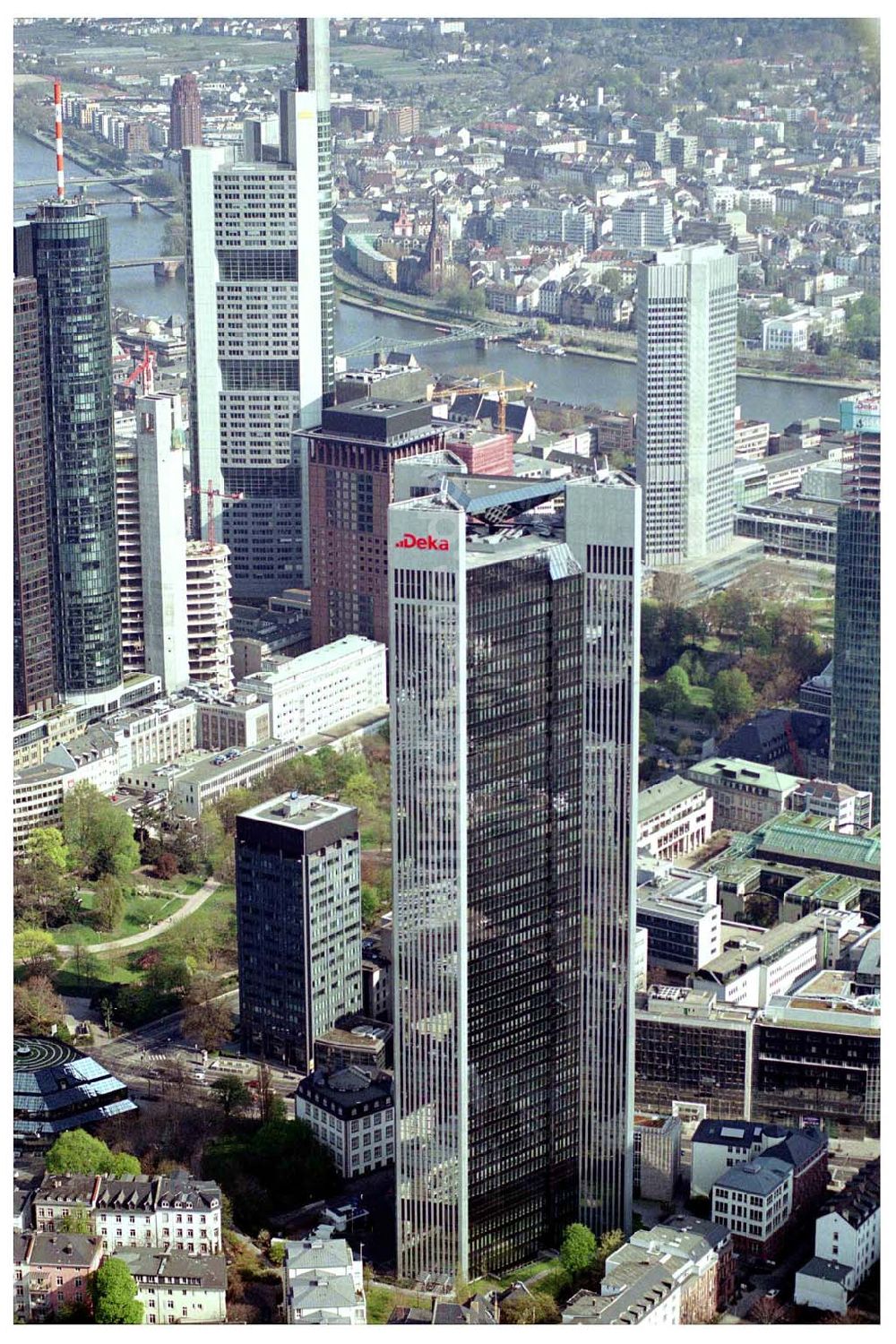 Luftbild FRANKFURT / Main - Hessen - Innenstadt von Frankfurt am Main