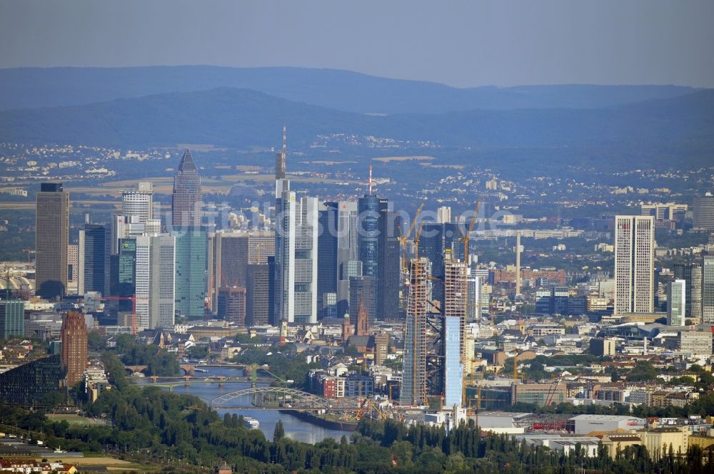 Luftaufnahme Frankfurt am Main - Innenstadt von Frankfurt / Main im Bundesland Hessen