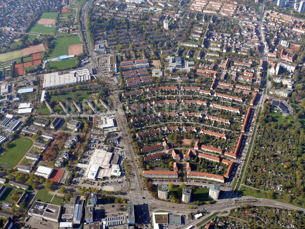 Freiburg von oben - Innenstadt Freiburg