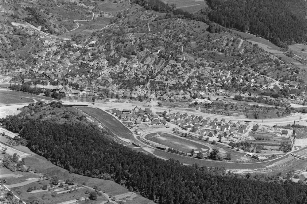 Luftaufnahme Gaggenau - Innenstadt in Gaggenau im Bundesland Baden-Württemberg, Deutschland