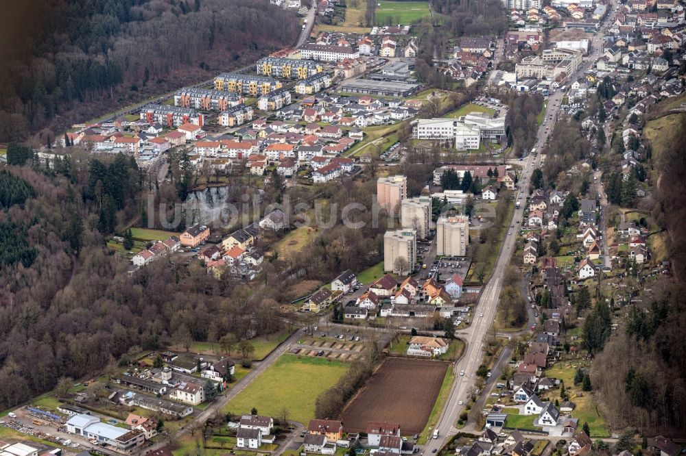 Luftbild Lahr/Schwarzwald - Innenstadt in Lahr/Schwarzwald im Bundesland Baden-Württemberg, Deutschland