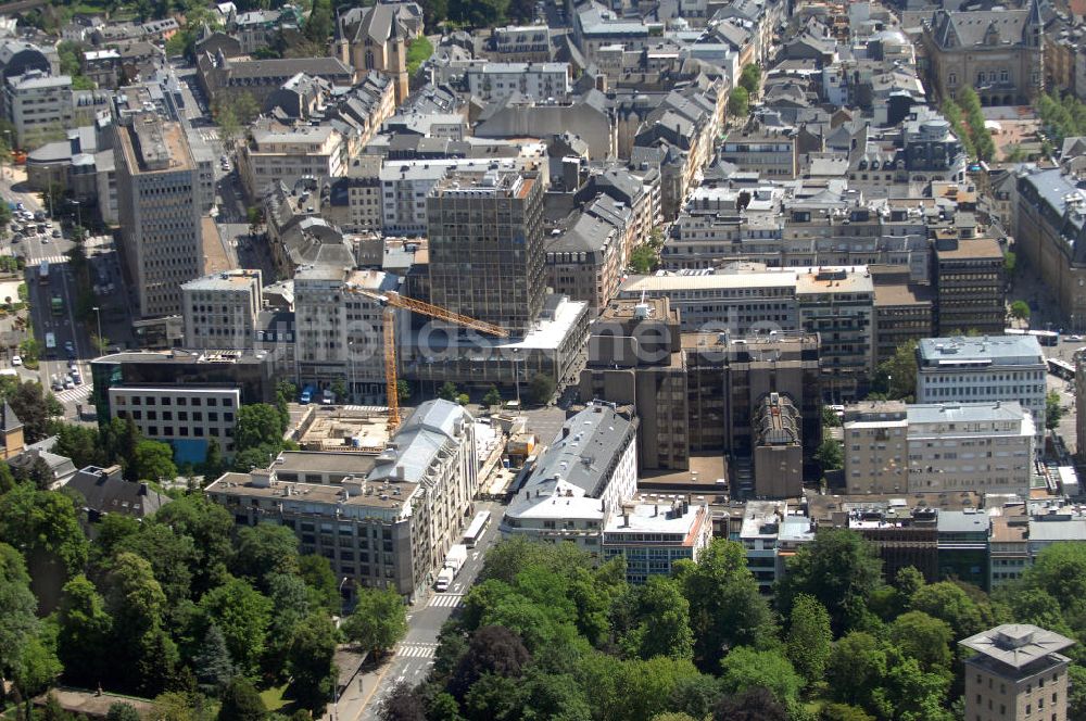 Luftaufnahme Luxemburg - Innenstadt Luxemburg