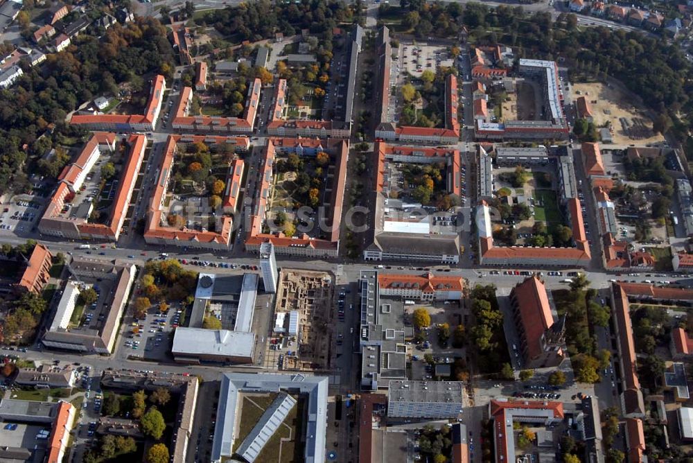 Neubrandenburg aus der Vogelperspektive: Innenstadt von Neubrandenburg