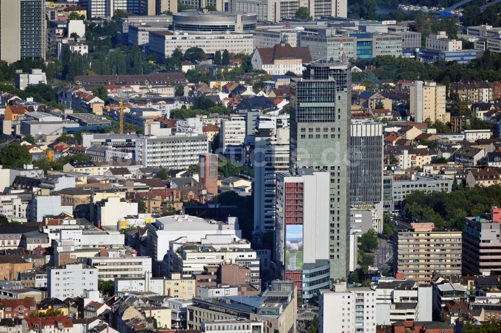 Offenbach aus der Vogelperspektive: Innenstadt von Offenbach im Bundesland Hessen