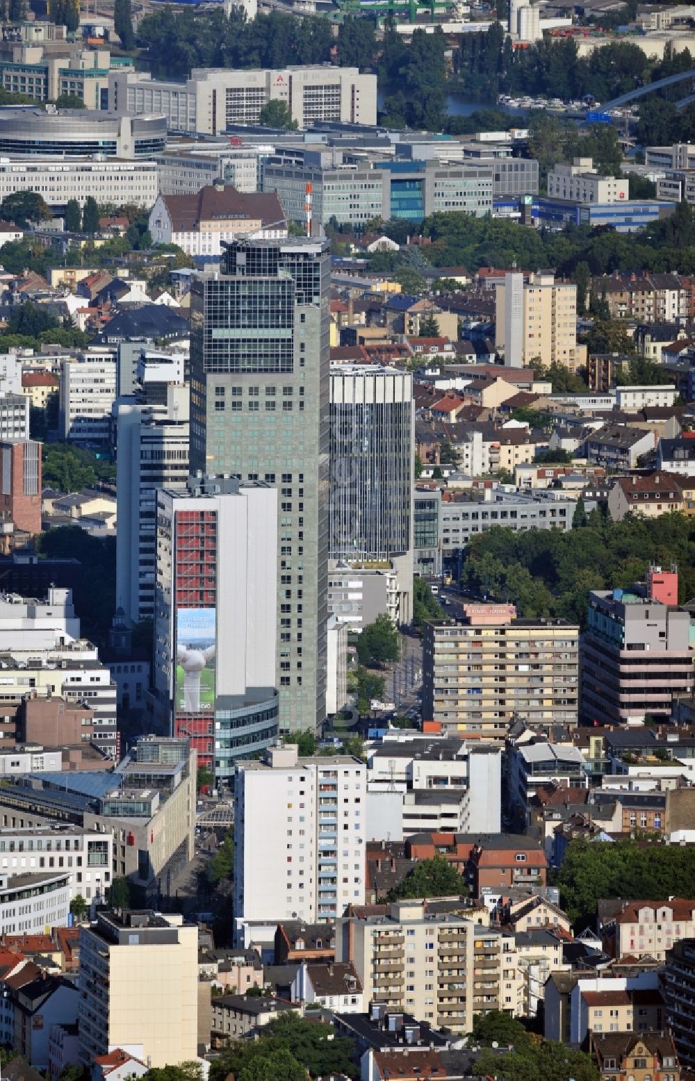 Luftbild Offenbach - Innenstadt von Offenbach im Bundesland Hessen