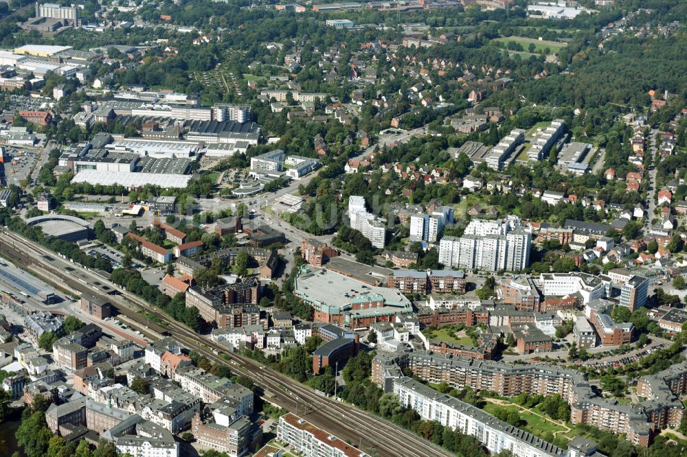 Hamburg von oben - Innenstadt im Ortsteil Bergedorf in Hamburg, Deutschland