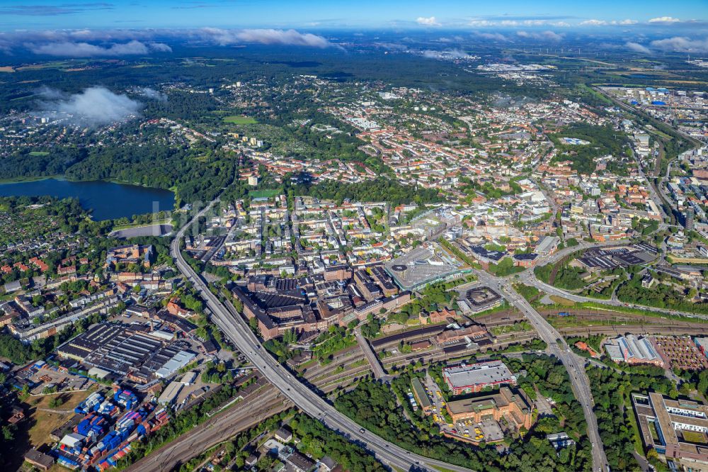 Luftbild Hamburg - Innenstadt im Ortsteil Harburg in Hamburg, Deutschland