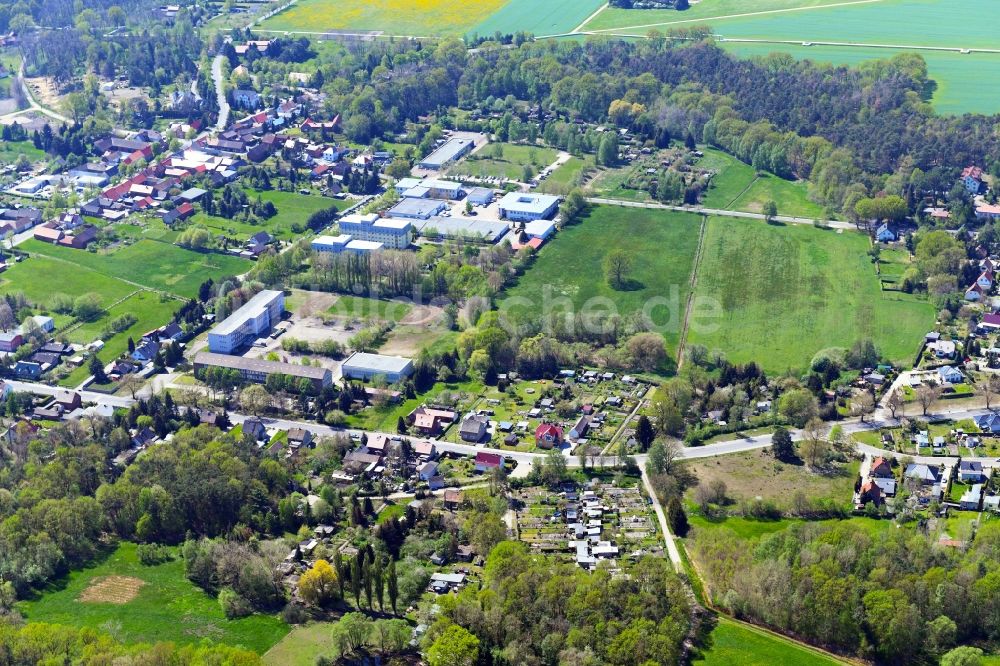 Luftaufnahme Spremberg - Innenstadt im Ortsteil Trattendorf in Spremberg im Bundesland Brandenburg, Deutschland