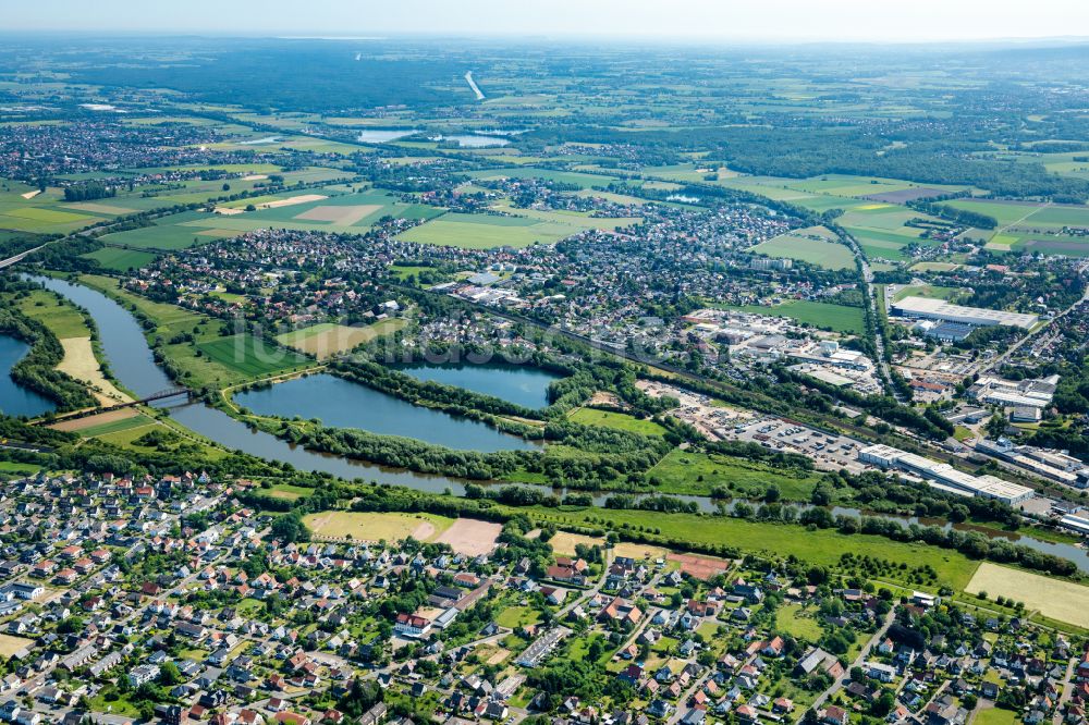 Luftaufnahme Porta Westfalica - Innenstadt in Porta Westfalica im Bundesland Nordrhein-Westfalen, Deutschland