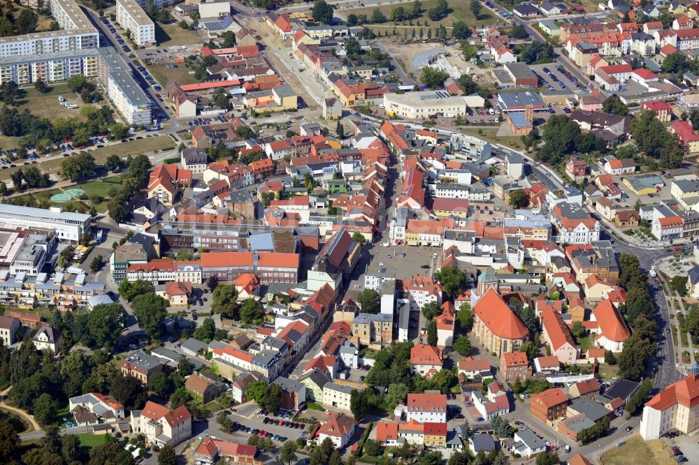 Luftbild Senftenberg - Innenstadt Senftenberg im Bundesland Brandenburg