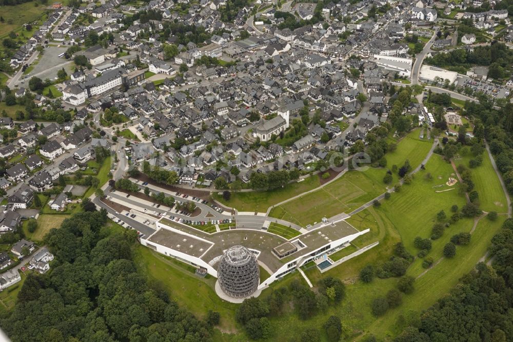 Luftbild Winterberg - Innenstadt von Winterberg im Hochsauerland im Bundesland Nordrhein-Westfalen