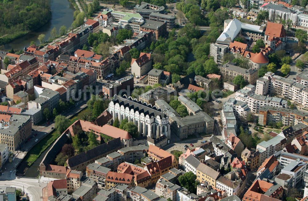 Luftbild Halle / Saale - Innenstadt Zentrum von Halle / Saale