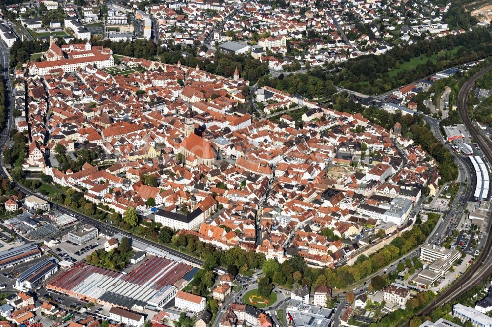 Luftbild Amberg - Innenstadtbereich in Amberg im Bundesland Bayern, Deutschland