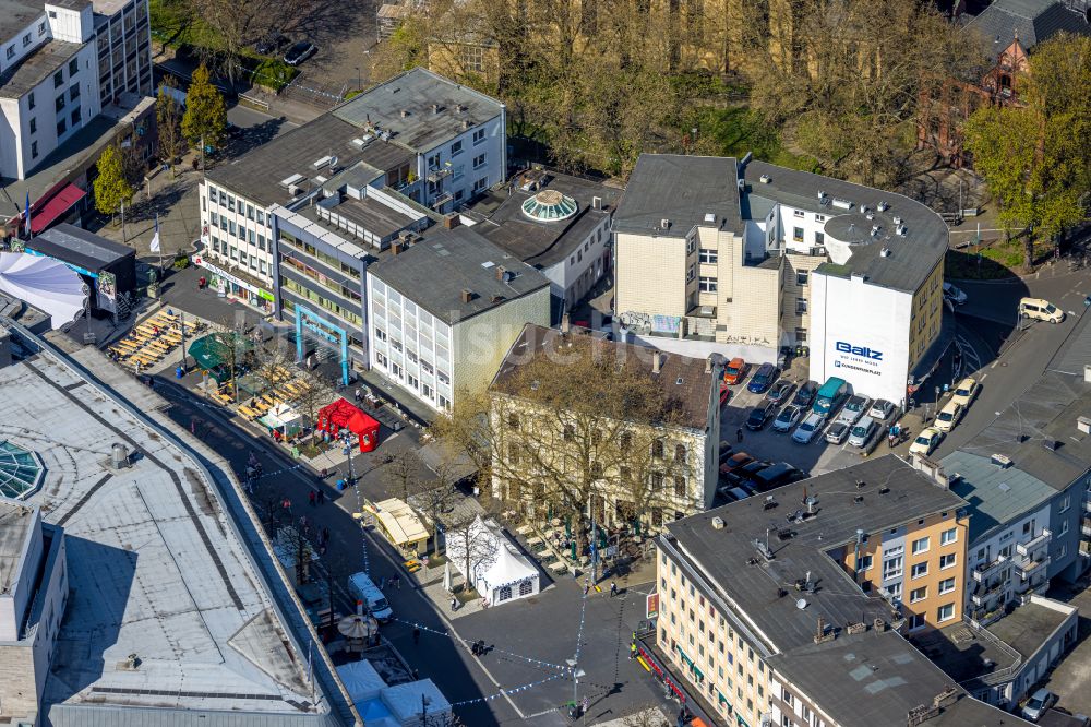 Luftaufnahme Bochum - Innenstadtbereich an der Bongardstraße in Bochum im Bundesland Nordrhein-Westfalen, Deutschland