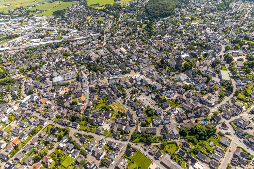 Luftbild Brilon - Innenstadtbereich in Brilon im Bundesland Nordrhein-Westfalen, Deutschland