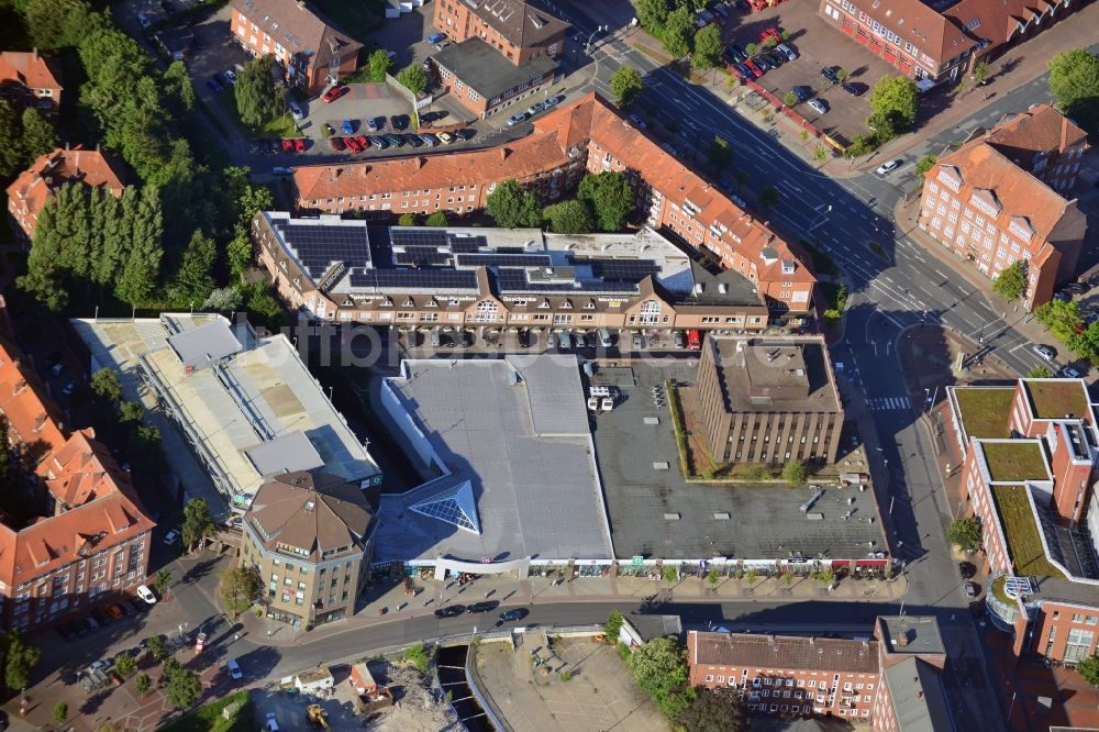 Luftbild Cuxhaven - Innenstadtbereich an der City-Passage in Cuxhaven im Bundesland Niedersachsen