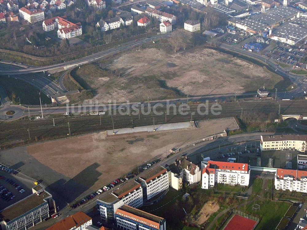 Bielefeld von oben - Innenstadtbereich am Hauptbahnhof Bielefeld