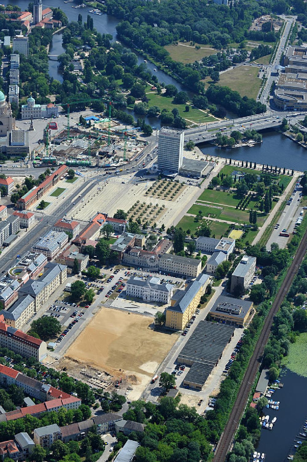 Luftbild Potsdam - Innenstadtbereich an der Henning-von-Treskow-Straße / Hoffbauerstraße / Dortusstraße in Potsdam