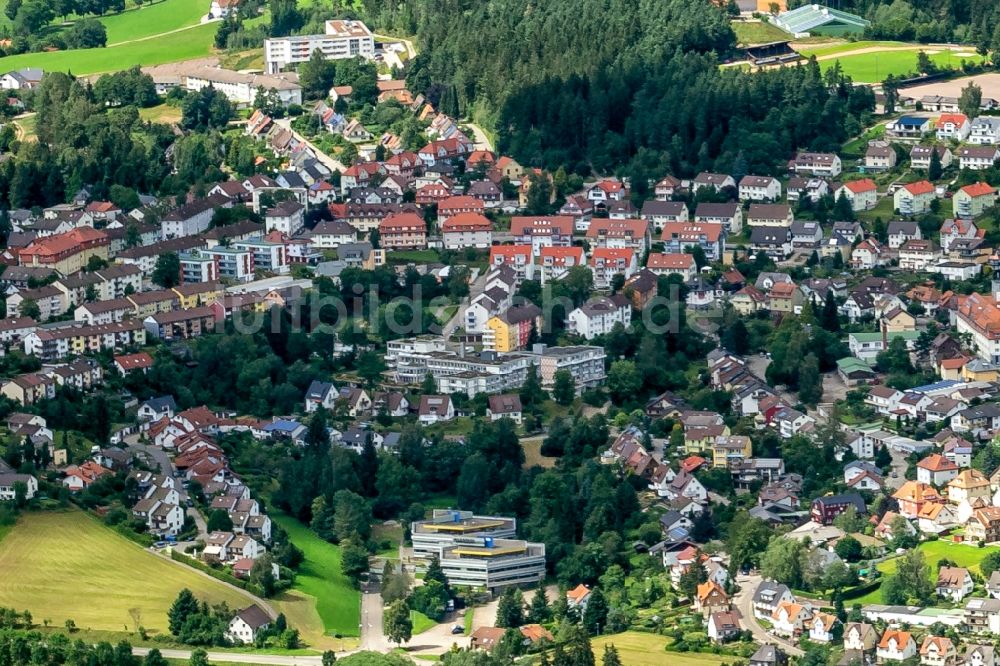 Luftaufnahme Sankt Georgen - Innenstadtbereich in Sankt Georgen im Bundesland Baden-Württemberg, Deutschland