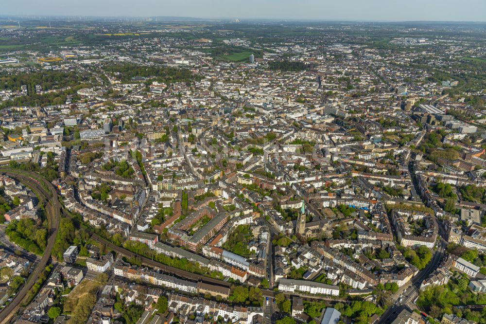 Luftbild Aachen - Innenstadtzentrum in Aachen im Bundesland Nordrhein-Westfalen, Deutschland