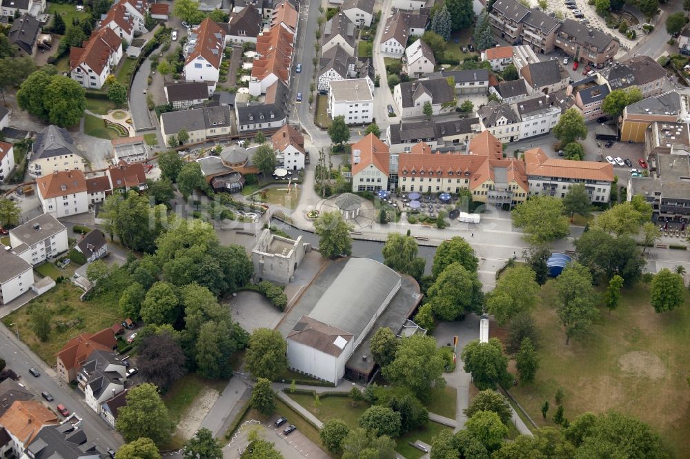 Luftbild Bad Lippspringe - Innenstadtzentrum Bad Lippspringe im Bundesland Nordrhein-Westfalen