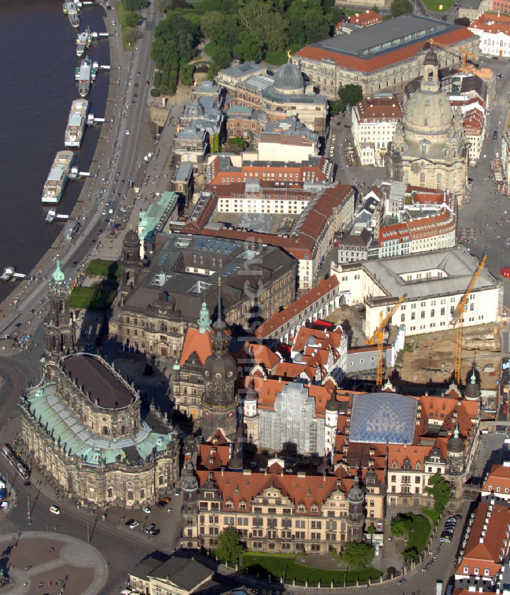 Luftaufnahme Dresden - Innere Altstadt Dresden