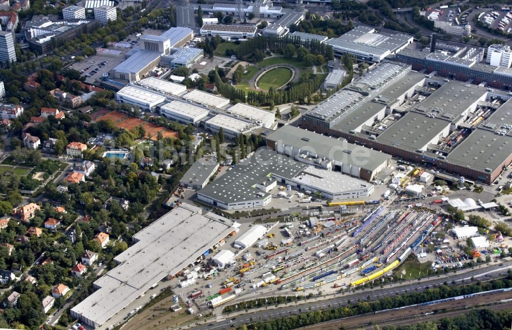 Berlin aus der Vogelperspektive: InnoTrans auf dem Messegelände im Berliner Ortsteil Westend des Bezirks Charlottenburg-Wilmersdorf 