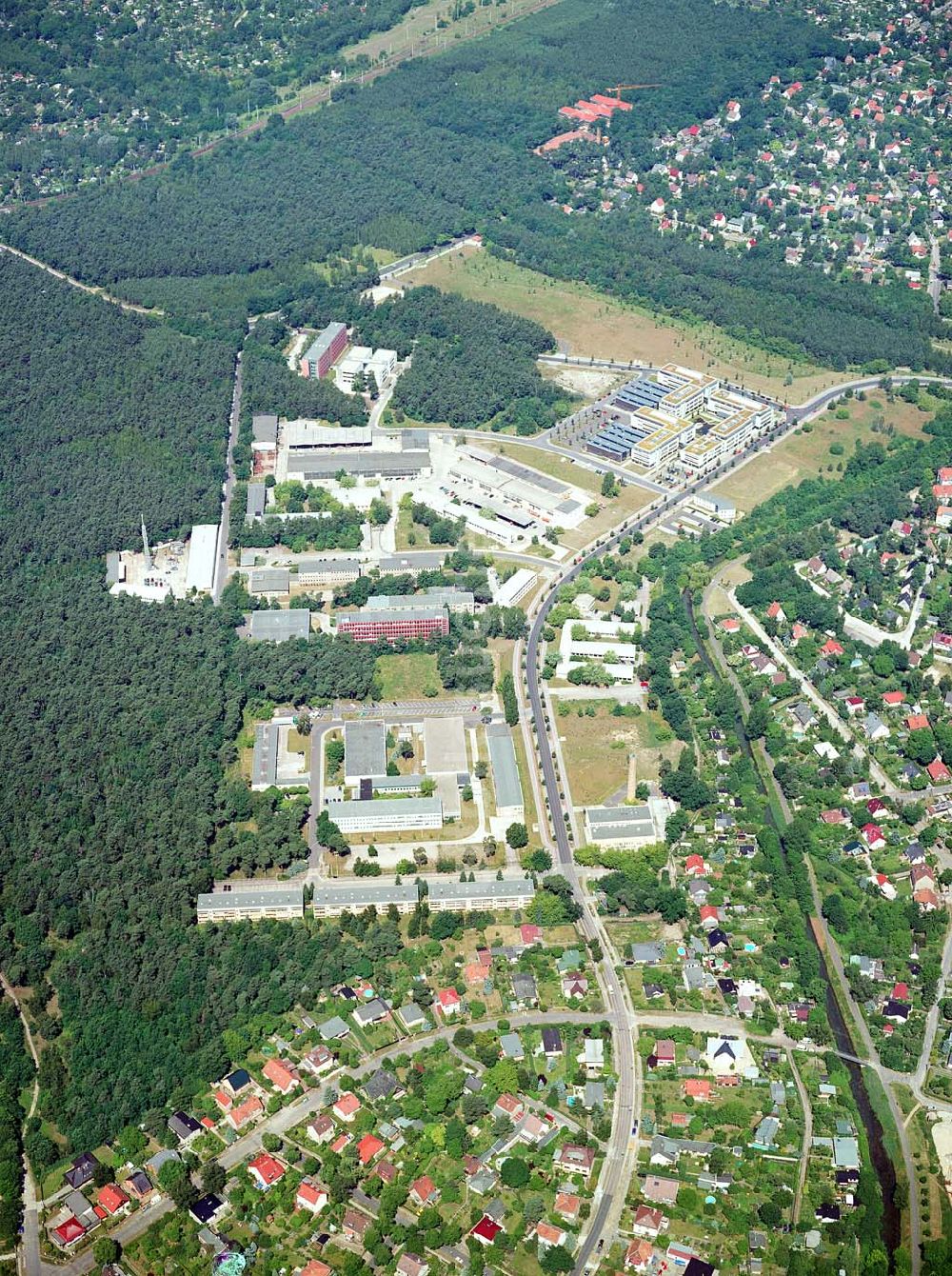 Luftbild Berlin-Köpenick - Innovationspark Wulhlheide