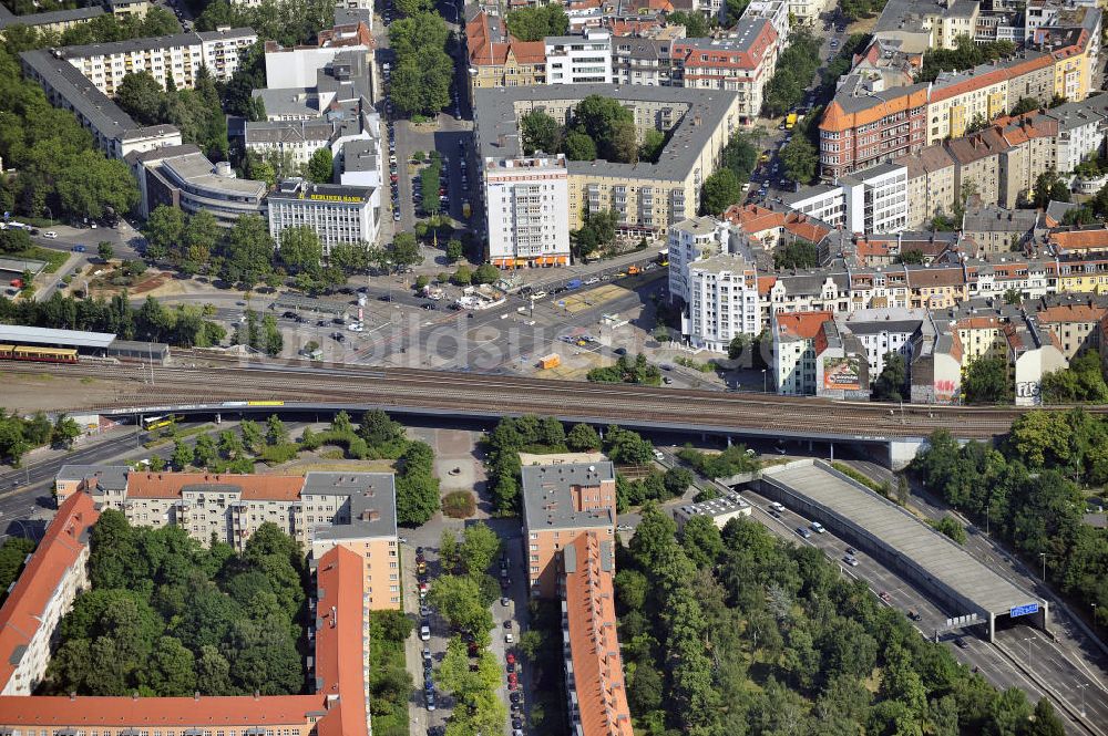 Berlin aus der Vogelperspektive: Innsbrucker Platz in Tempelhof-Schöneberg