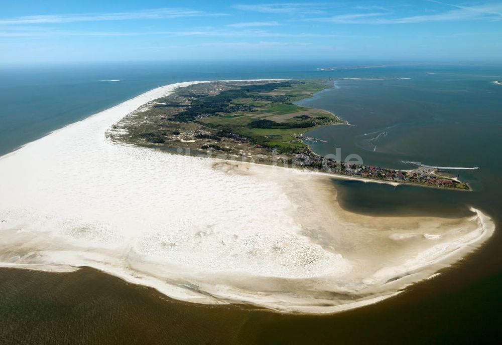 Luftaufnahme Amrum - Insel Amrum, drittgrößte deutsche Insel in Nordfriesland in Schleswig-Holstein