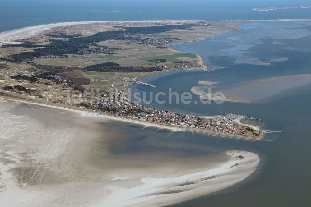 Wittdün aus der Vogelperspektive: Insel Amrum in Nordfriesland in Schleswig-Holstein