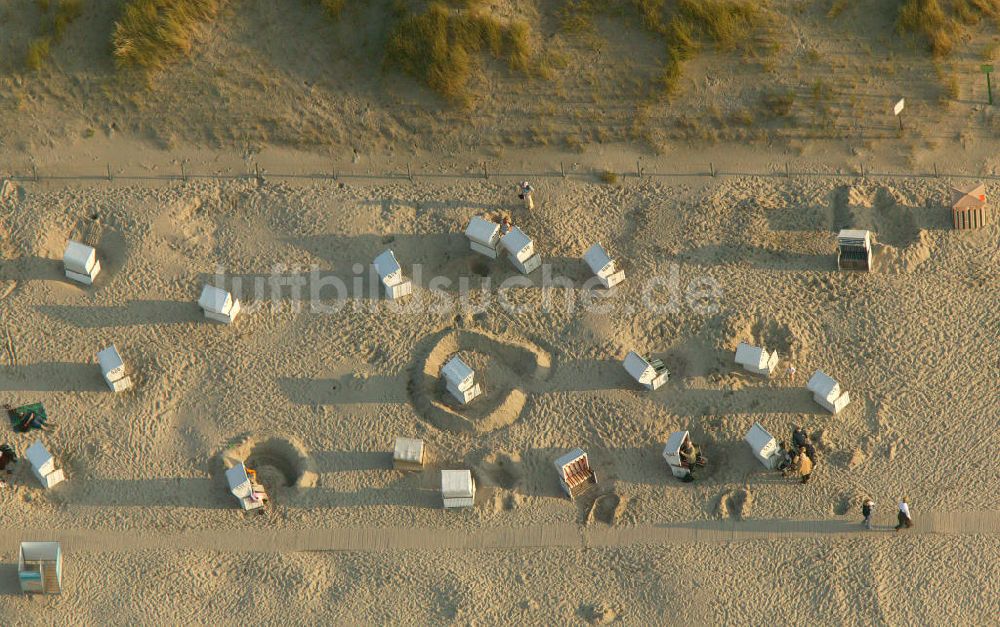 Baltrum von oben - Insel Baltrum