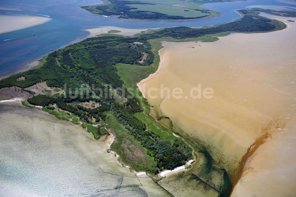 Luftbild Groß Mordorf - Insel Bock in der Ostsee