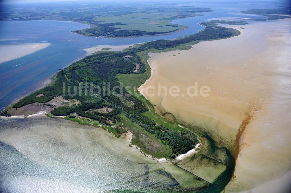 Luftaufnahme Groß Mordorf - Insel Bock in der Ostsee