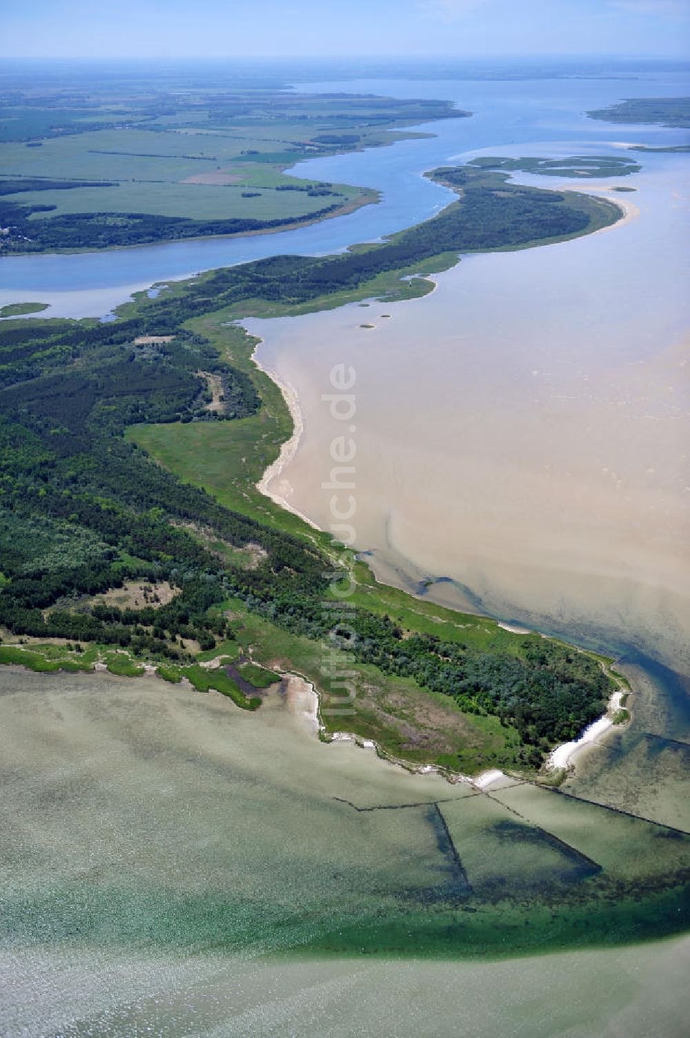 Groß Mordorf aus der Vogelperspektive: Insel Bock in der Ostsee