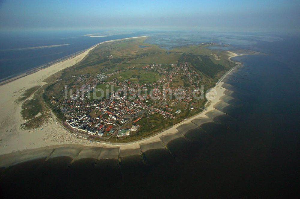 Luftaufnahme Borkum - Insel Borkum