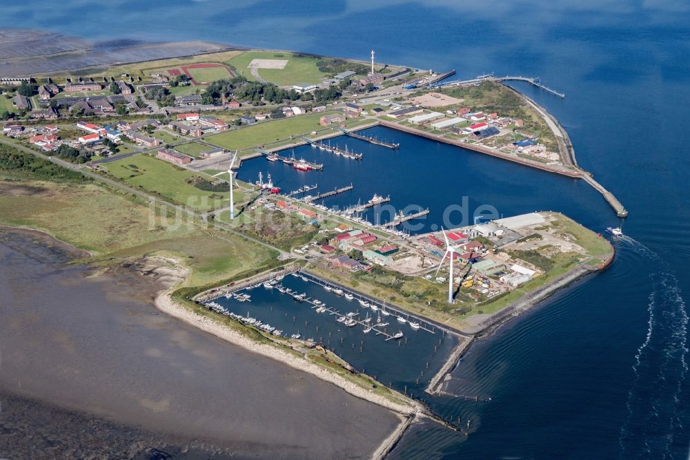 Luftbild Borkum - Insel Borkum mit Ortsbereich in Borkum im Bundesland Niedersachsen, Deutschland