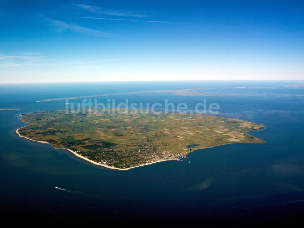 Luftbild Föhr - Insel Föhr gehört zu den Nordfriesischen Inseln und zum schleswig-holsteinischen Kreis Nordfriesland