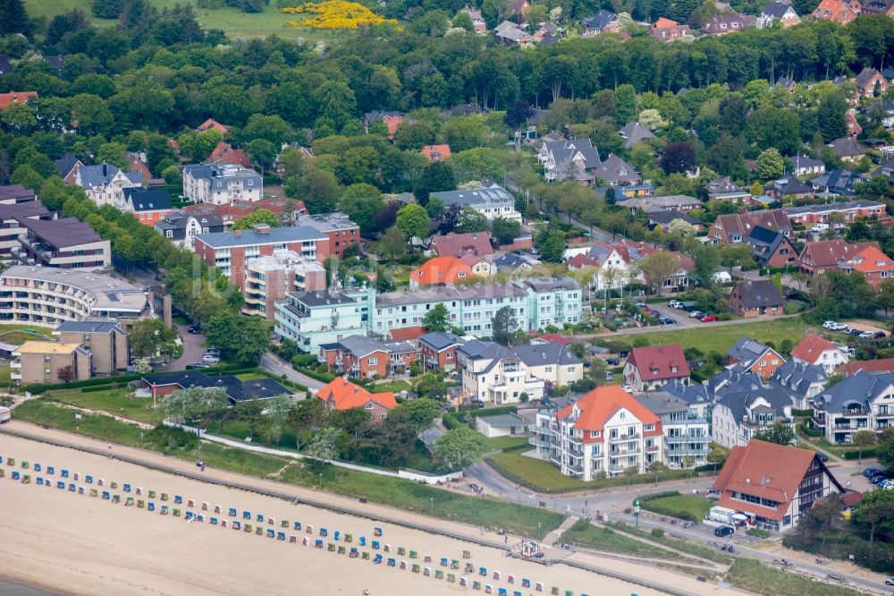 Luftaufnahme Alkersum - Insel Föhr mit Ortsbereich in Alkersum im Bundesland Schleswig-Holstein