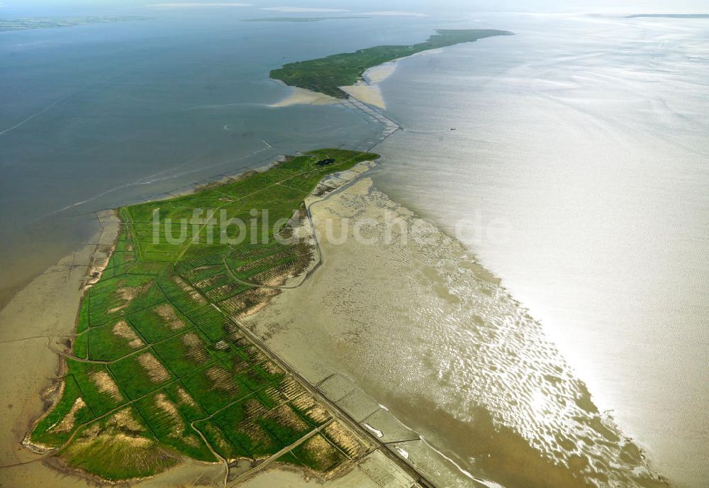 Oland aus der Vogelperspektive: Insel Hallig Oland in Schleswig-Holstein