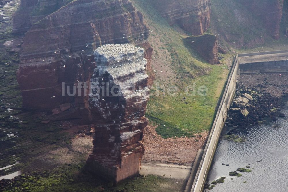 Helgoland von oben - Insel Helgoland im Bundesland Schleswig-Holstein