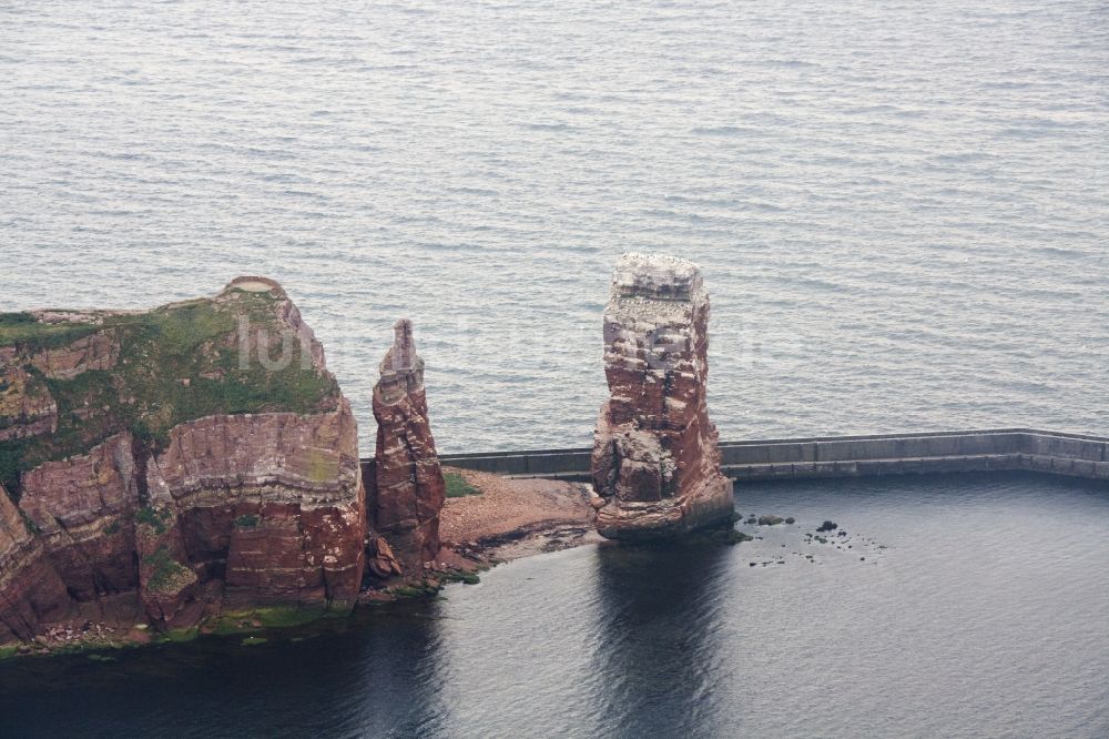 Helgoland von oben - Insel Helgoland im Bundesland Schleswig-Holstein